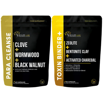 Para Cleanse + Toxin Binder Stack Healer Labs London