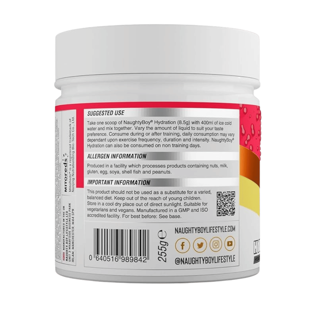 Hydration (Electrolytes + Creatine) Naughty Boy By Healer Labs London