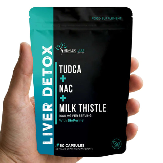 Liver Support TUDCA + NAC With Milk Thistle By Healer Labs London