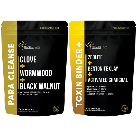 Para Cleanse & Toxin Binder + Stack By Healer Labs London