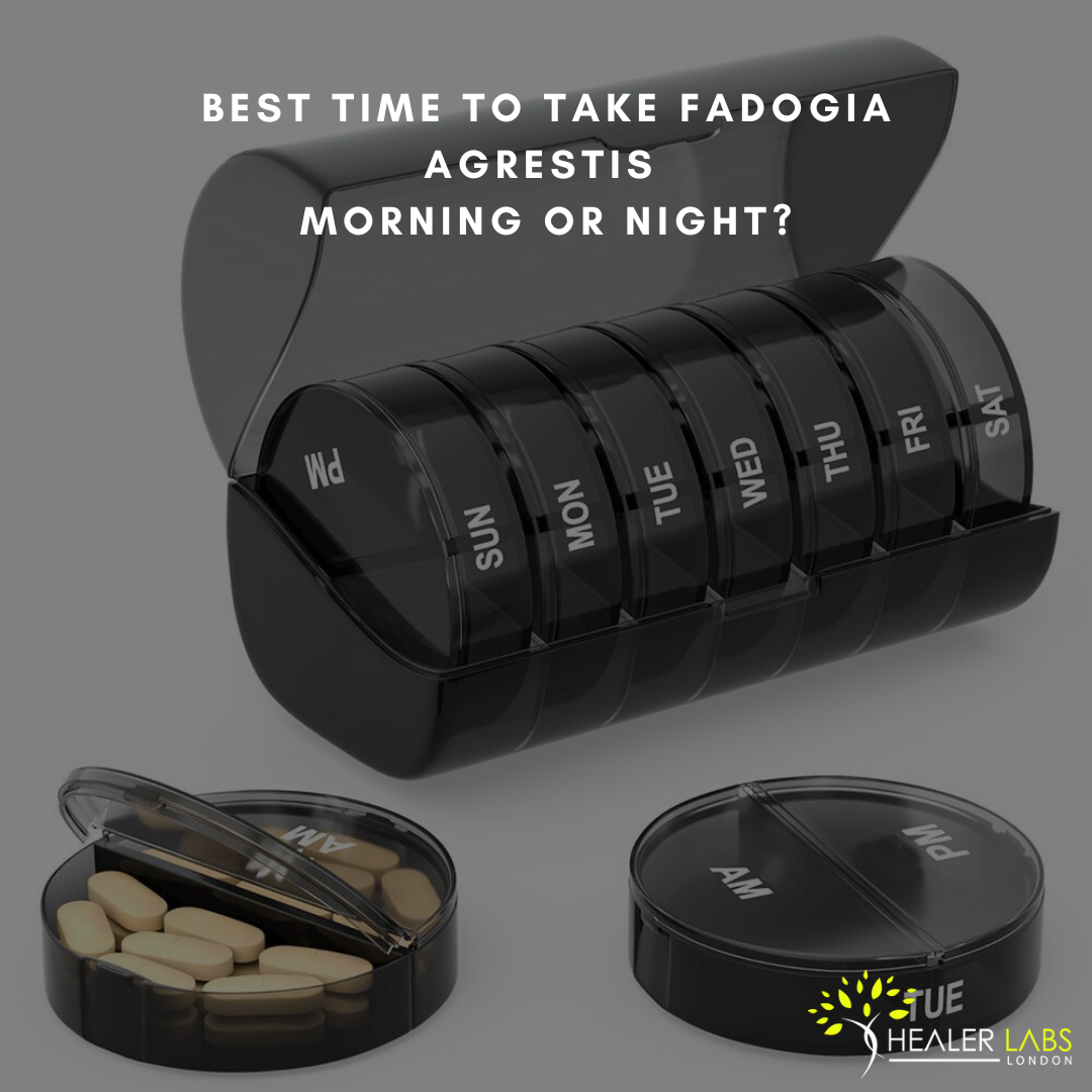 Fadogia Agrestis Morning or Night - What's the best time to take? By Healer Labs London