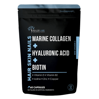 Marine Collagen With Hyaluronic Acid & Biotin By Healer Labs London