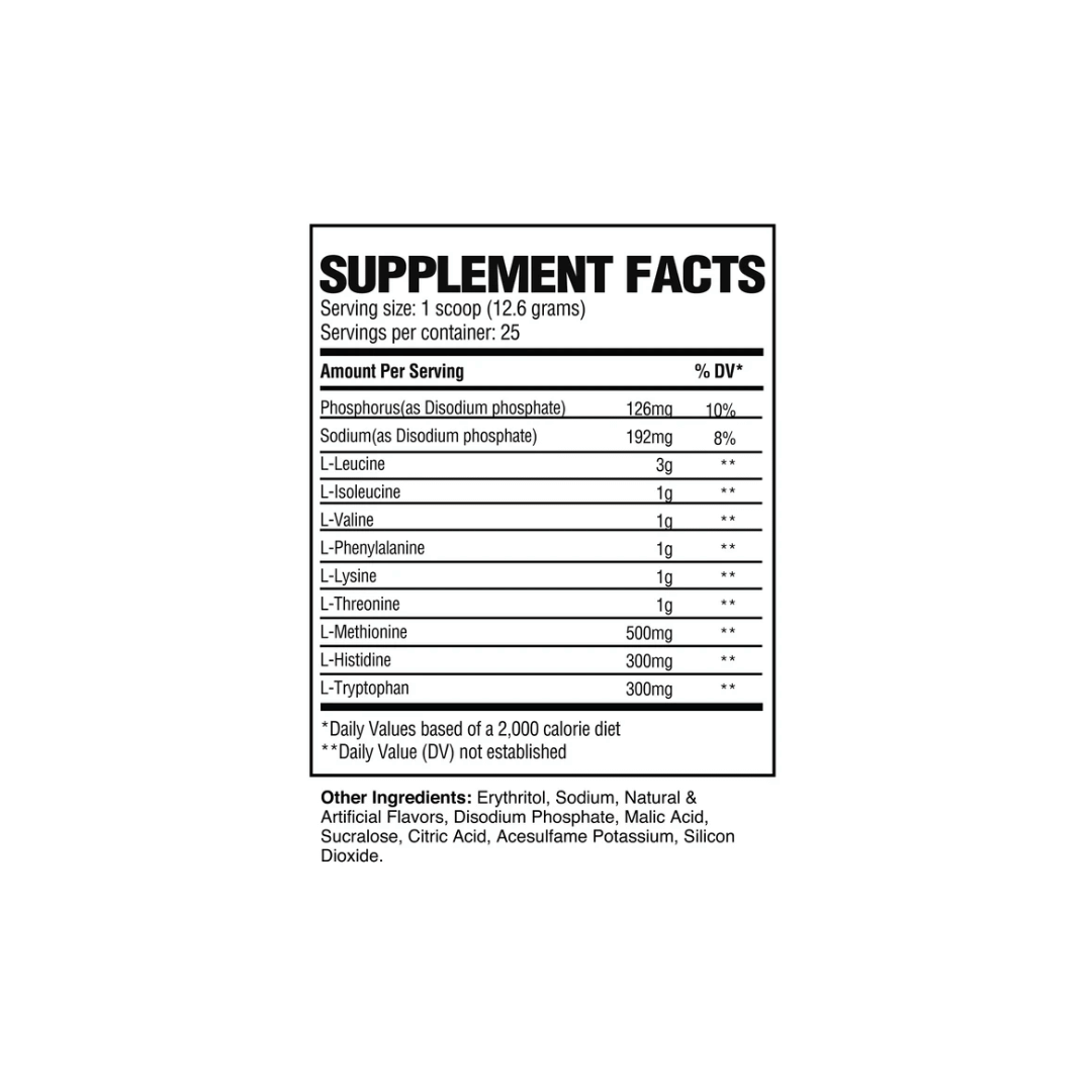RAW EAA 25 Servings By Healer Labs London