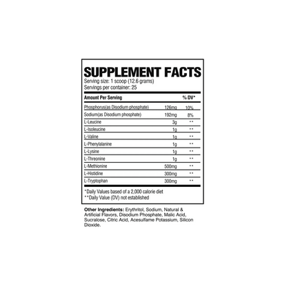 RAW EAA 25 Servings By Healer Labs London