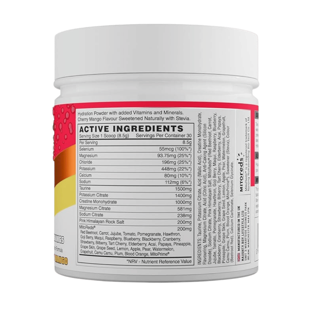 Hydration (Electrolytes + Creatine) Naughty Boy By Healer Labs London