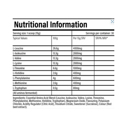 JP EAA + Hydration 30 Servings By Healer Labs London