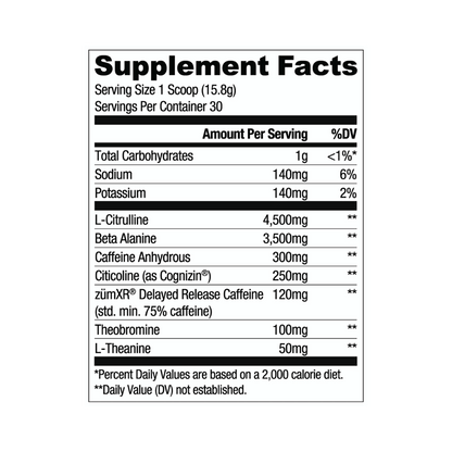 Loaded Pre-Workout 30 Servings By Healer Labs London