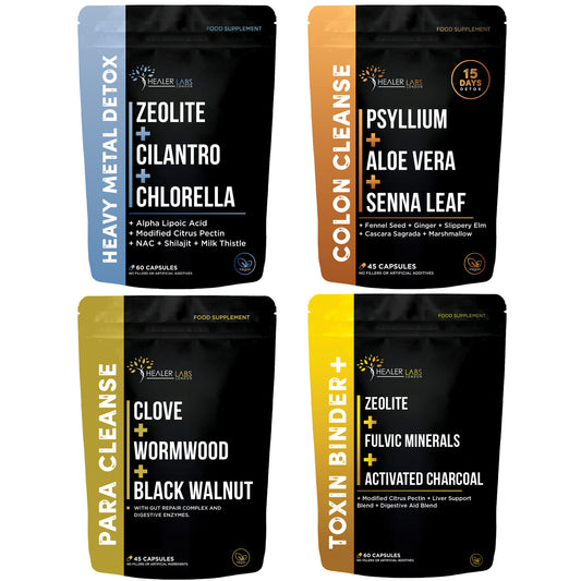4-Phase Cleanse Support Stack By Healer Labs London