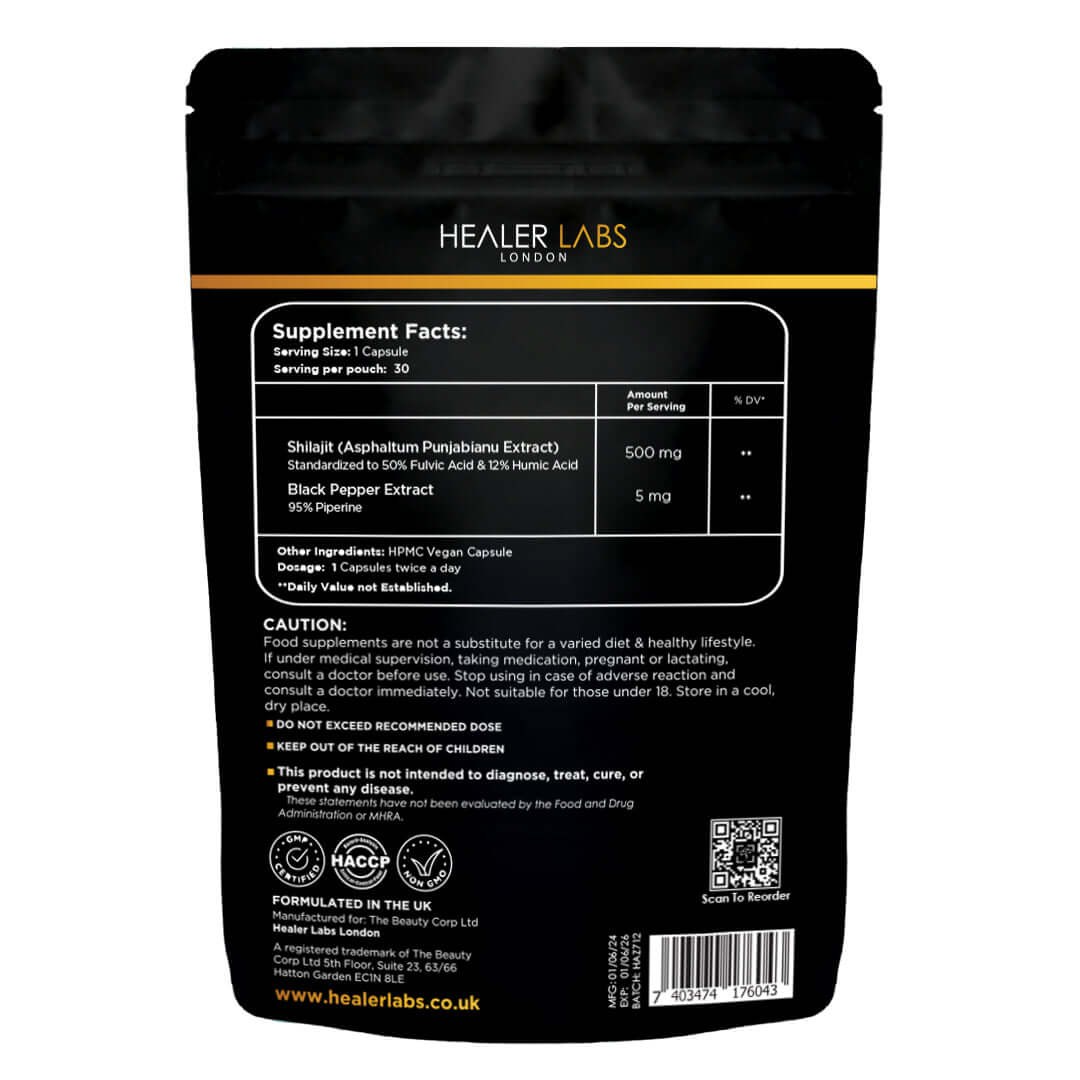 Himalayan Shilajit By Healer Labs London