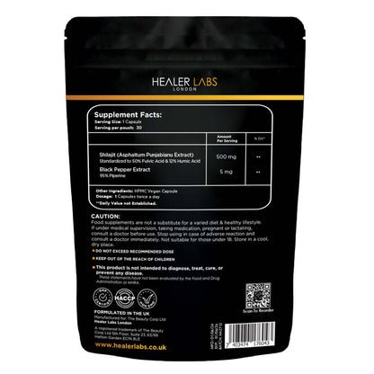 Himalayan Shilajit By Healer Labs London