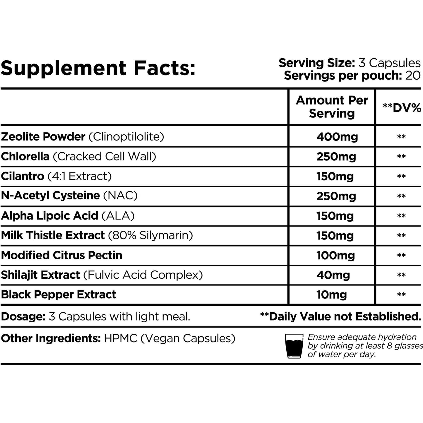 Heavy Metals Binder By Healer Labs London