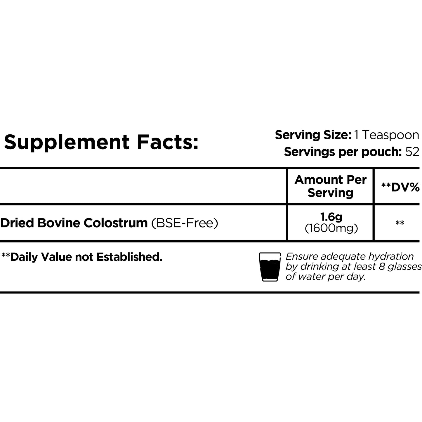 Bovine Colostrum Powder By Healer Labs London