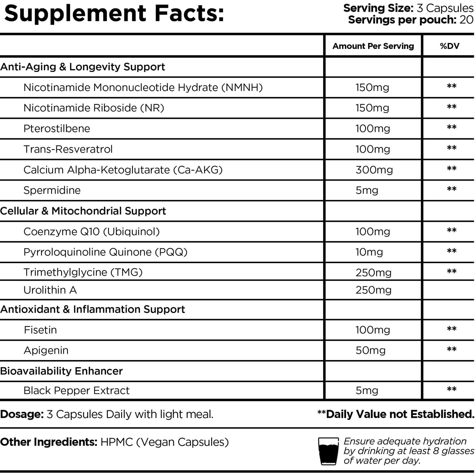 NAD+ Longevity Complex By Healer Labs London