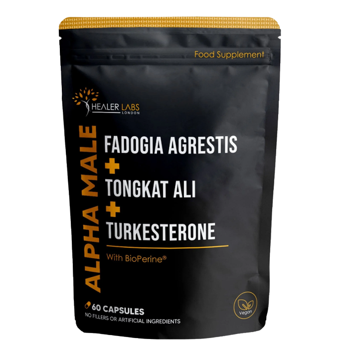 Fadogia Agrestis 20:1 + TongkatAli 2% + Turkesterone 10% -  Healer Labs UK.