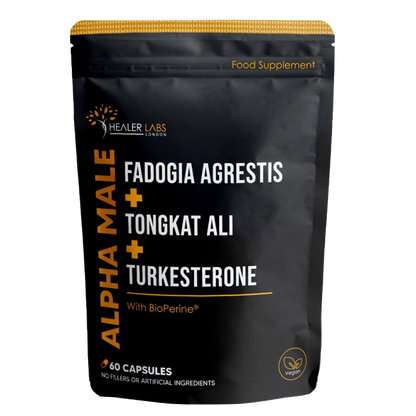 Fadogia Agrestis + TongkatAli + Turkesterone By Healer Labs London