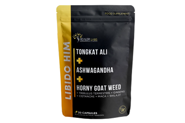 Heylo Man UP Men’s Vitality Supplement with Ashwagandha, Shilajit, Zinc, Tongkat Ali, DIM, Quercetin & BioPerine – Supports Energy, Hormone Balance & Stress – 60 Capsules
