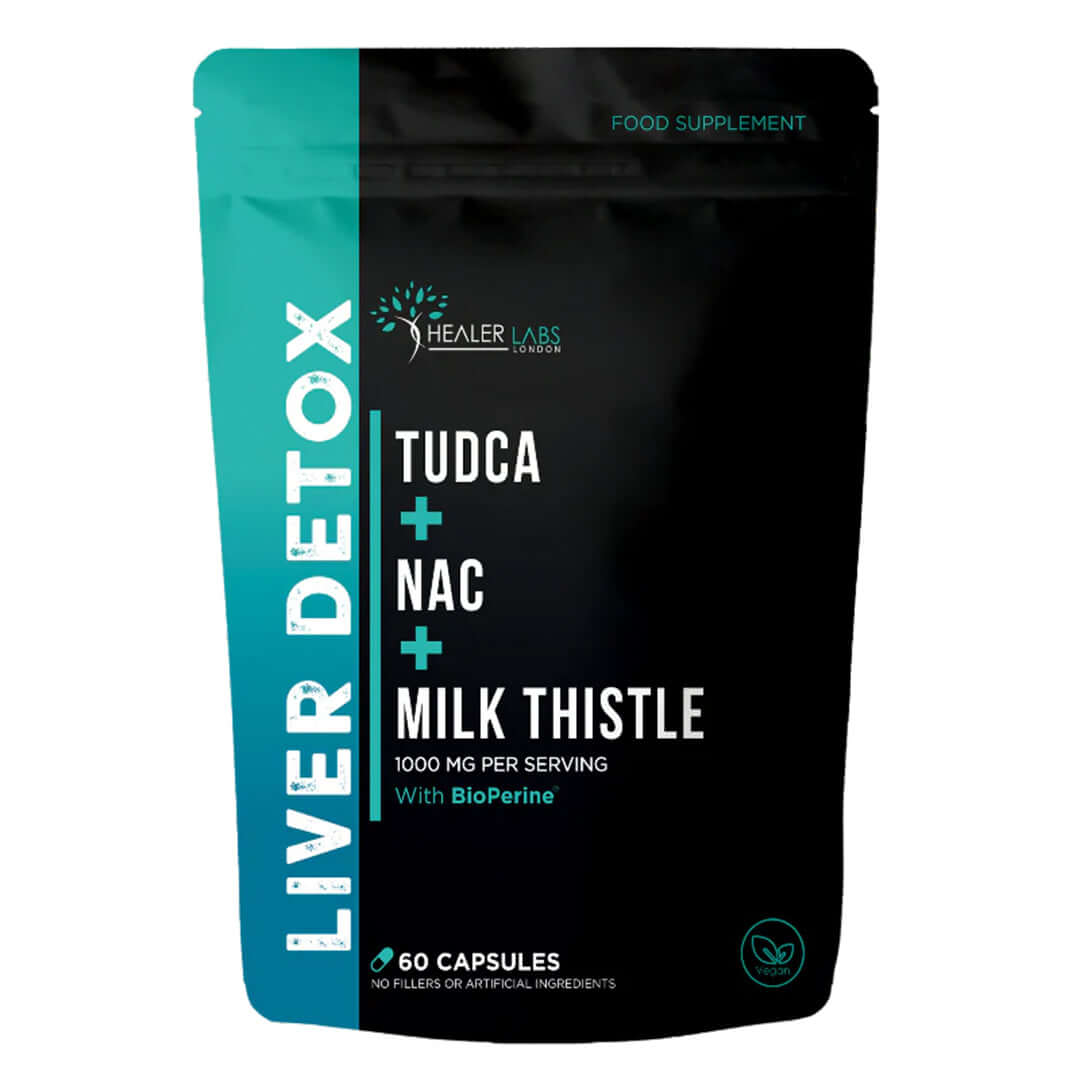 Liver Support TUDCA + NAC With Milk Thistle By Healer Labs London