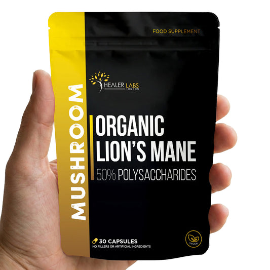Lions Mane Mushroom By Healer Labs London