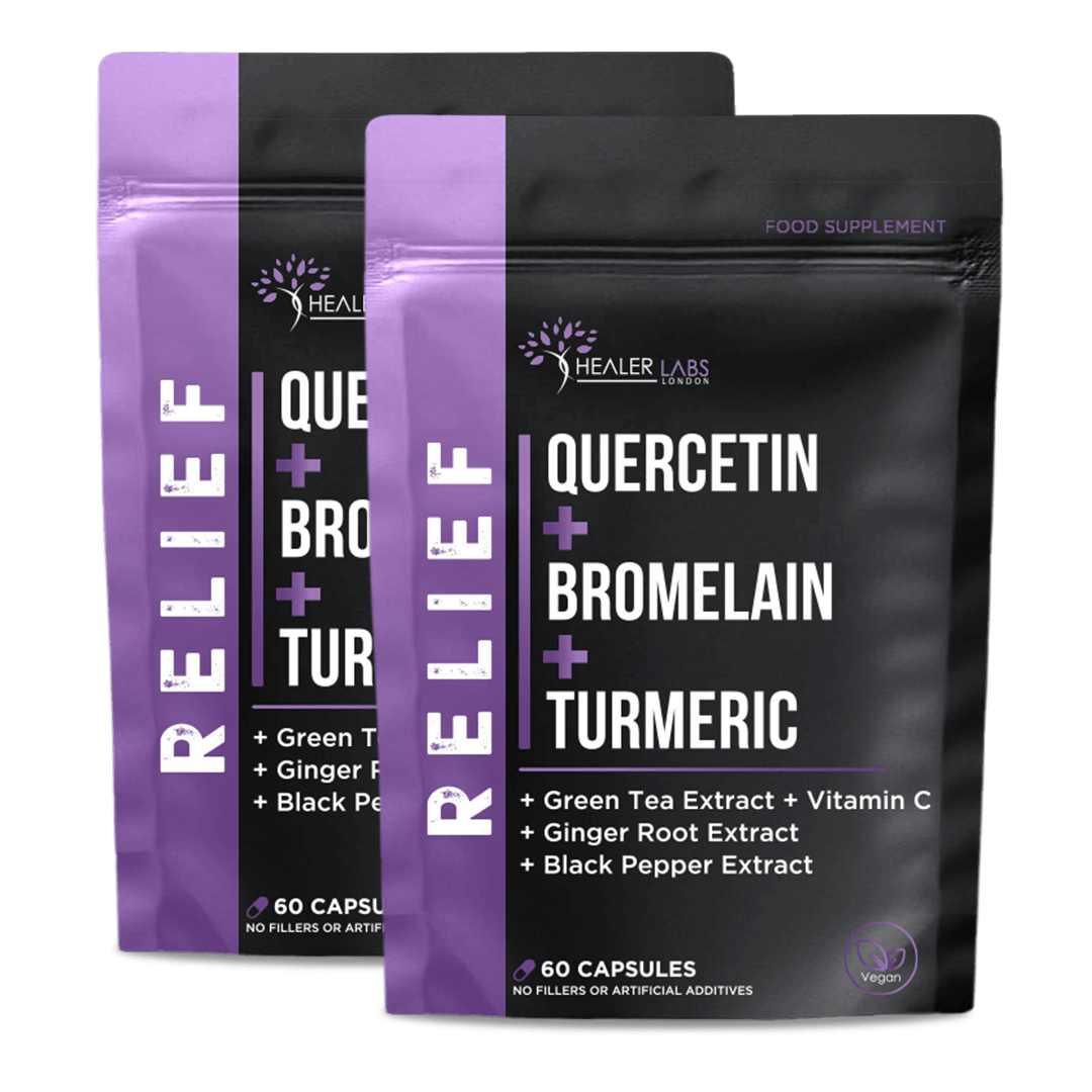 Quercetin + Bromalain + Turmeric Relief Complex ( Pack of 2)