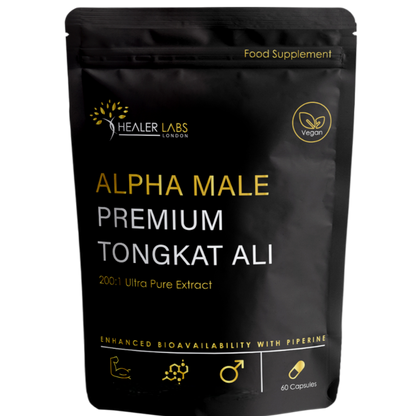 Premium TongkatAli - 60 Capsules By Healer Labs London