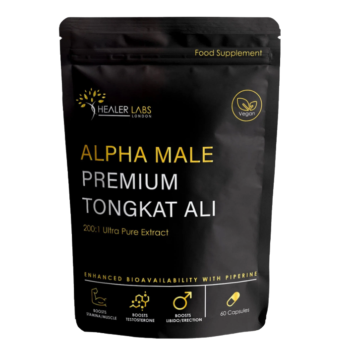 Premium TongkatAli - 60 Capsules By Healer Labs London