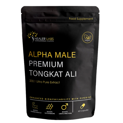 Premium TongkatAli - 60 Capsules By Healer Labs London