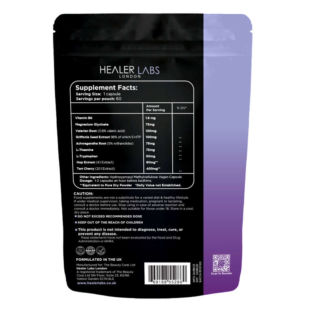 Mood + Sleep Support Complex By Healer Labs London
