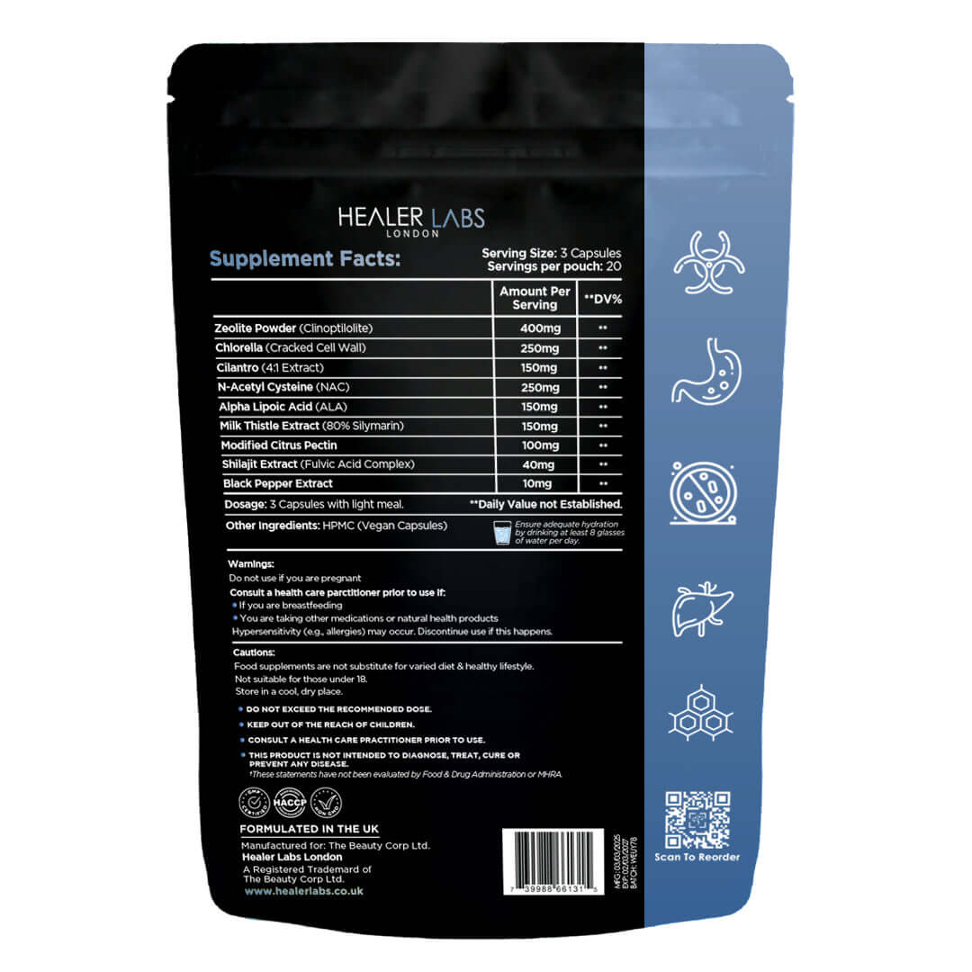 Heavy Metals Binder By Healer Labs London