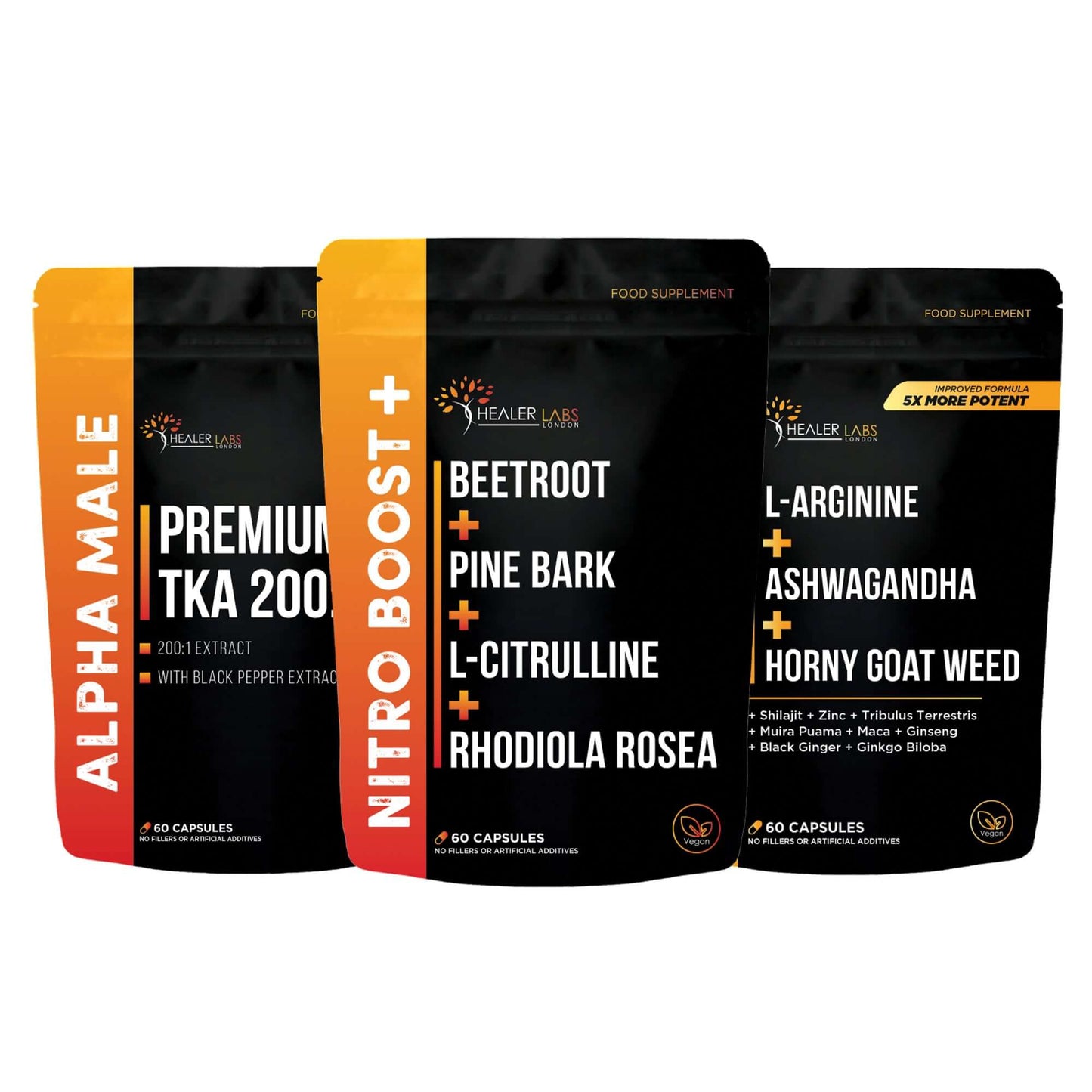 Men's Wellness Support Stack By Healer Labs London