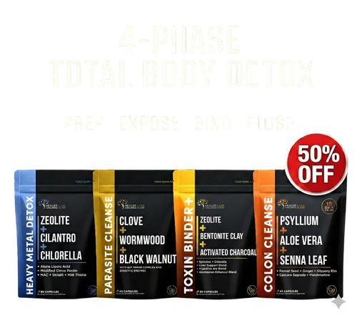 4-stappen volledige lichaamsdetox