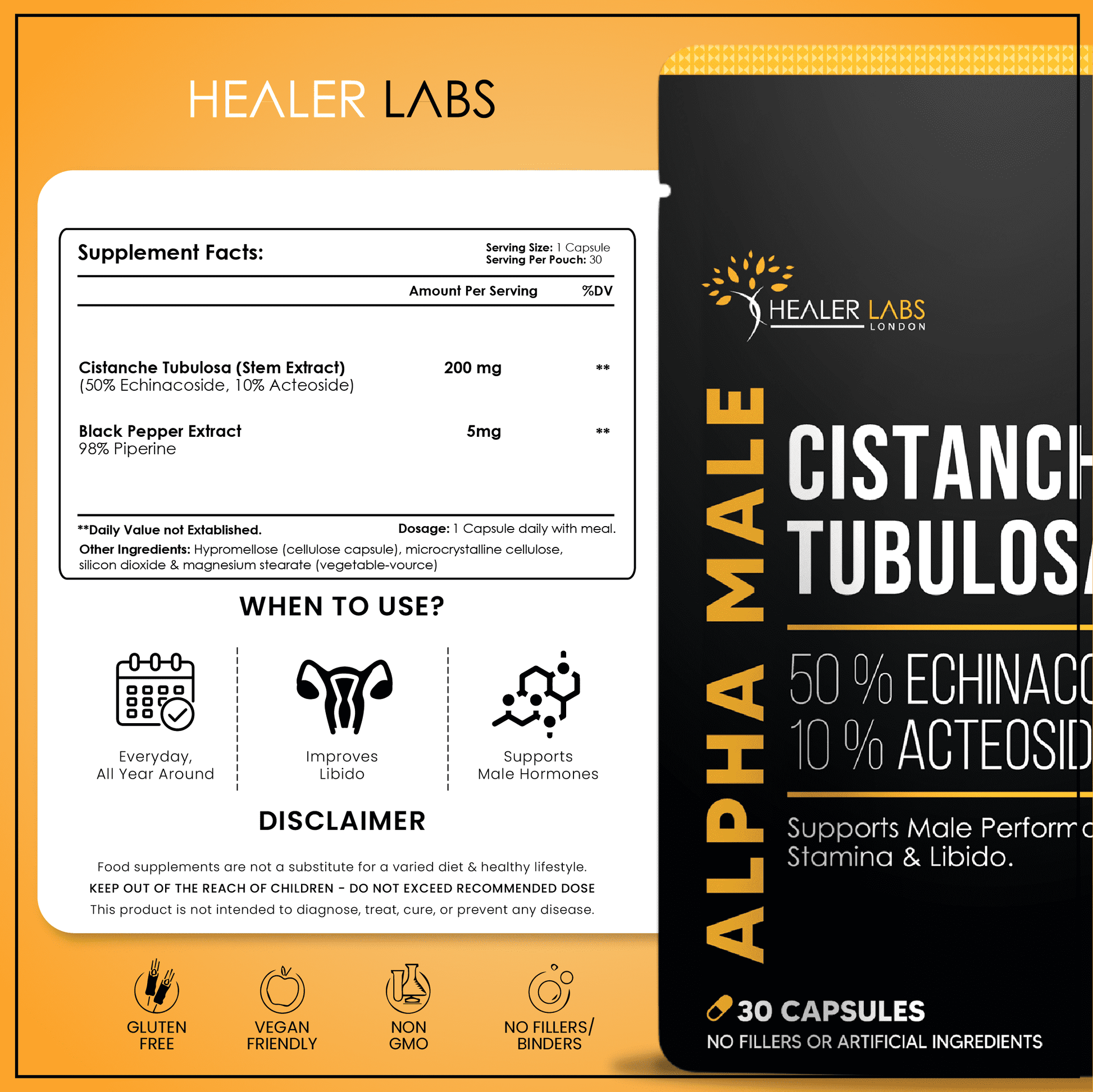 Organic Cistanche Tubulosa 50% Echinacoside + 10% Acetosides.