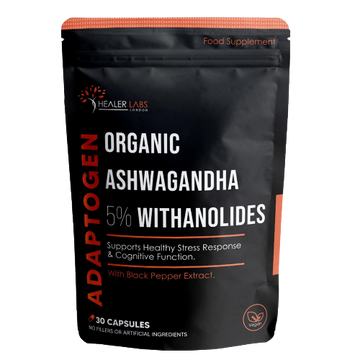 Organic Ashwagandha 5% Withanolides -  Healer Labs UK.